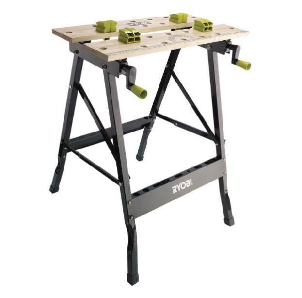 Etabli pliable RYOBI bambou 605x625x755mm RWB01