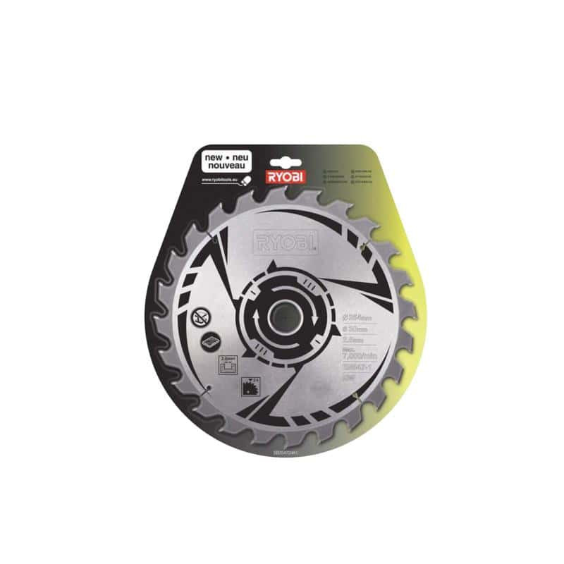 Lame carbure RYOBI pour scies 254mm 24 dents SB254T24A1