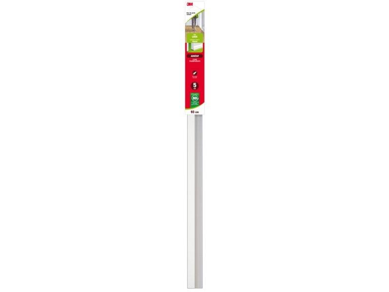 Bas De Porte Adhésif Sol Lisse Classique, L.93 Cm Blanc
