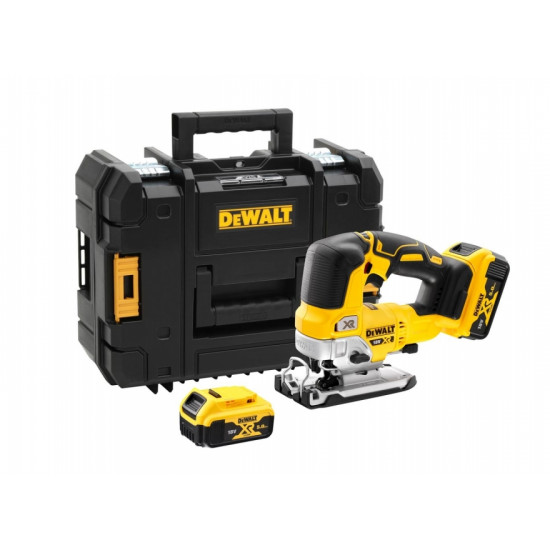 Scie sauteuse dewalt 18v xr 5ah + 2 batteries + chargeur - dcs334p2