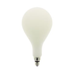 Ampoule LED déco éclairante Poire Opaline au verre lacté, culot E27, 24W cons. (185W eq.), 3200 lumens, lumière blanc neutre