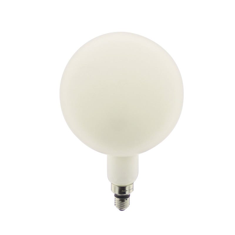 Xanlite - Ampoule LED déco éclairante Globe XXL Opaline au verre lacté, culot E27, 24W cons. (185W eq.), 3200 lumens, lumière blanc neutre - 0
