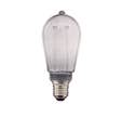 Ampoule LED déco Hologramme Edison au verre fumé, culot E27, 4W cons., 100 lumens, lumière blanc chaud