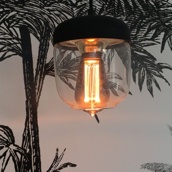Ampoule LED déco Hologramme Edison au verre fumé, culot E27, 4W cons., 100 lumens, lumière blanc chaud 2