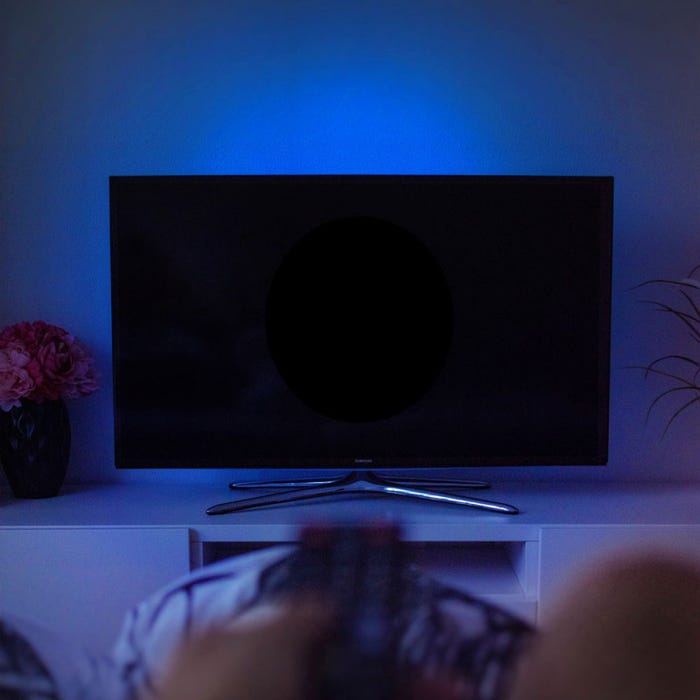 Xanlite - Ruban LED TV (kit complet) - 2m - RGB multicolore - LSBKTVRVB 2
