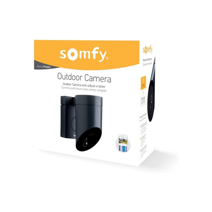 Caméra Somfy outdoor avec sirène intégrée Gris 2