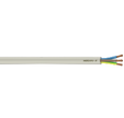 Câble électrique 3 G 2.5 mm² ho5vvf L.3 m, blanc