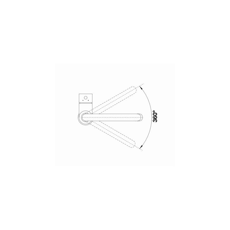 Blanco Mitigeur MIDA en Silgranit avec col de cygne orientable à 360°, Blanc (519418) 2