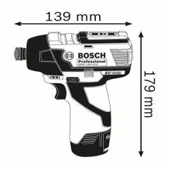 Bosch - Visseuse à chocs 12 V couple 110Nm sans batterie ni chargeur - GDR 12V-110 Professional Bosch Professional 1