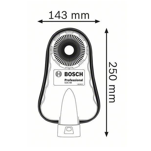 Bosch - Système d'aspiration universel perçage Ø 68 mm - GDE 68 Professional Bosch Professional 1