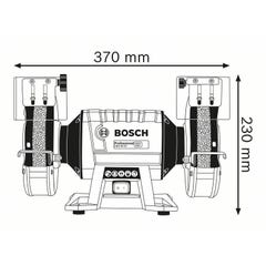 Bosch - Touret à meuler Diam200 mm 600 W 3600 tr/min - GBG 60-20 Bosch Professional 1
