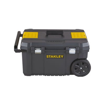Servante à outils 50L Roulante Essential Stanley Plateau amovible Poignée métal 0