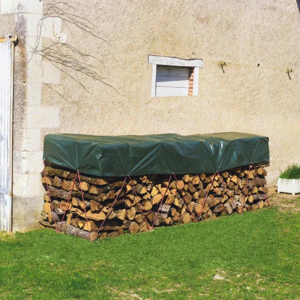 Bache Bois 80 g/m² - 2 x 3 m - bache etanche - bache exterieur - bache a  bois ❘ Bricoman