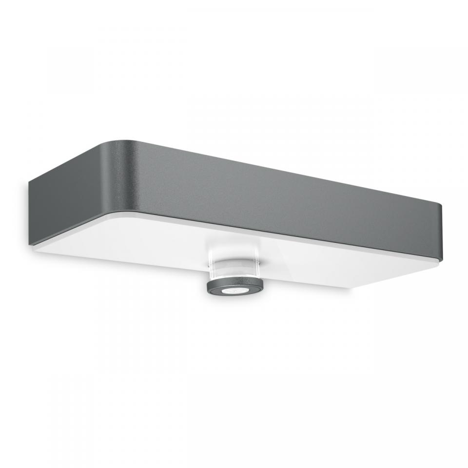 STEINEL Applique solaire LED à capteur XSolar SOL-O S anthracite aluminium