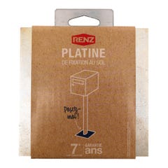 Platine H.15 x l.15 x P.0.5 cm RENZ 1