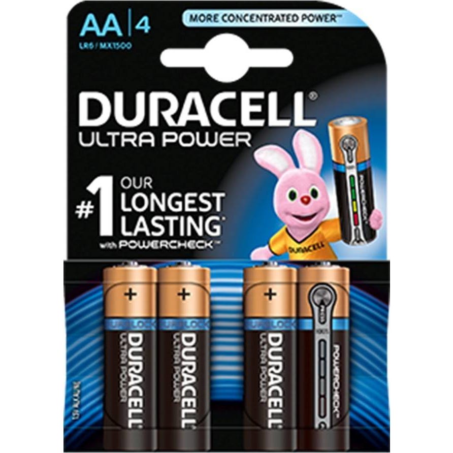 Duracell - Pack 4 Piles Lr6 Duracell Ultra Power +testeur (pack De 4) 1