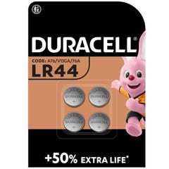 Pile DURACELL LR44 / A76 x4 4