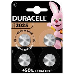 Duracell Elektro 2025 Pile bouton CR 2025 lithium 165 mAh 3 V 4 pc(s)