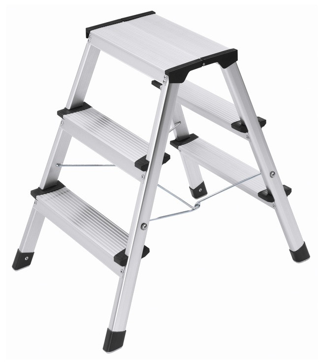 Escabeau tabouret pliant 2 x 3 marches L90 STEP-KE Hailo
