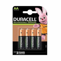 Piles Rechargeables AA DURACELL 1300 mAh 1