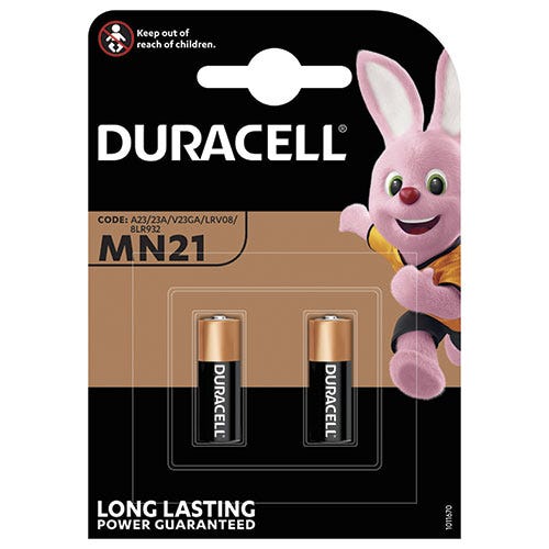 Pack De 2 Piles Alcalines Duracell Security Type Mn21 (3lr50) 1
