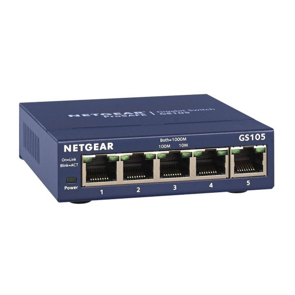 Switch ethernet NETGEAR GS105 Métal 5 Ports - Garantie à vie ❘ Bricoman