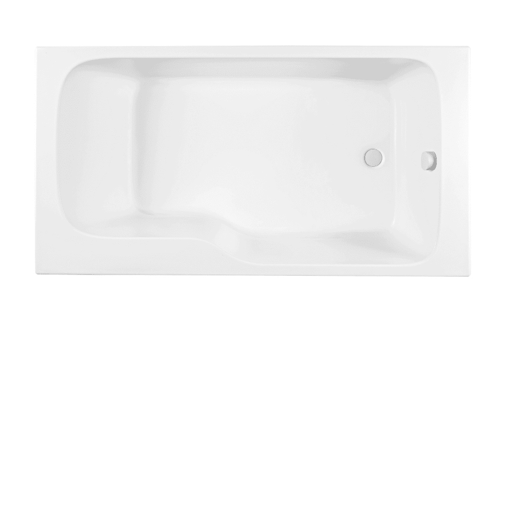 Baignoire bain douche JACOB DELAFON Malice, version droite | Blanc brillant 170 x 90 0