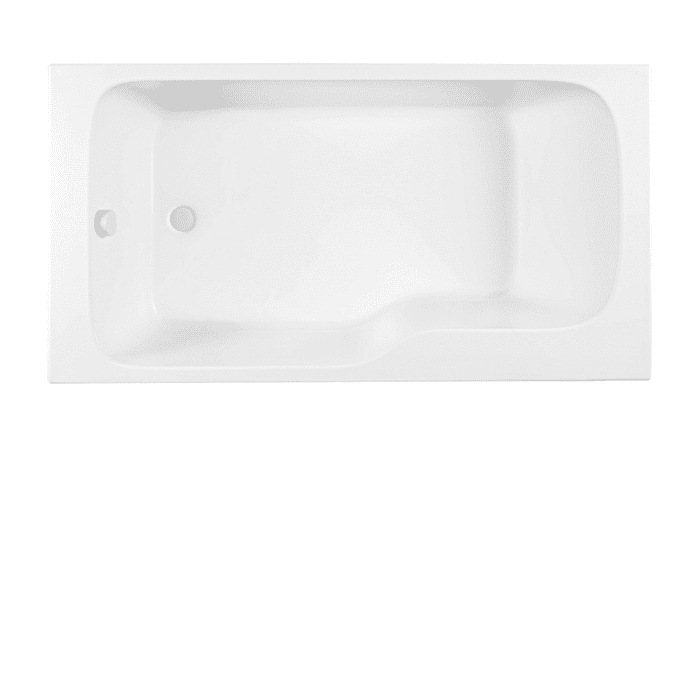 Baignoire bain douche JACOB DELAFON Malice, version gauche | Blanc brillant 170 x 90 0