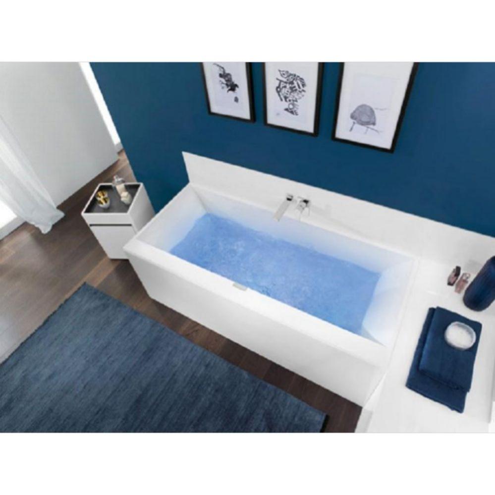 Baignoire Balnéo VILLEROY ET BOCH Squaro Crystal hydropool confort 180 x 80 cm