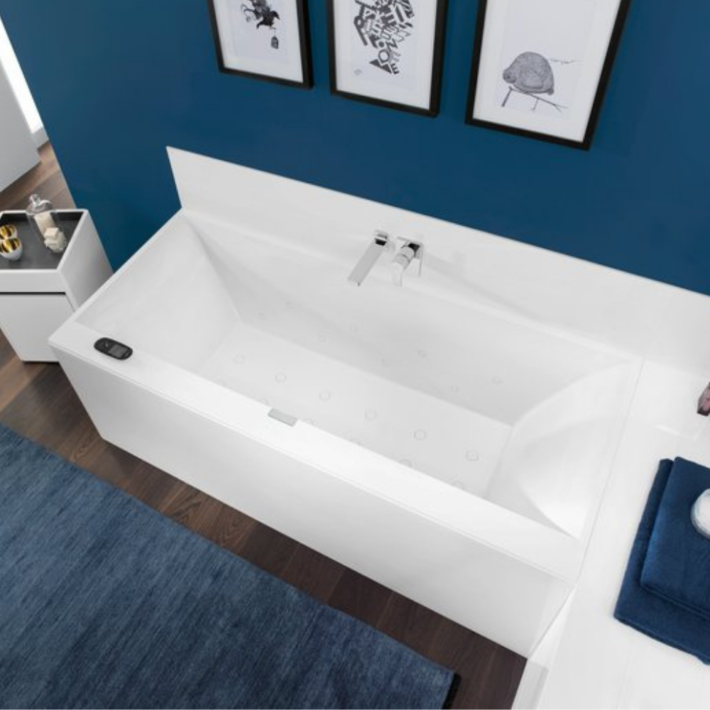 Baignoire Balnéo Villeroy & Boch SQUAROCRYSTAL COMBIPOOL CONFORT 160X75CM