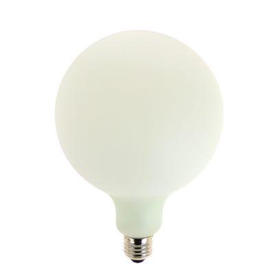 Ampoule LED déco éclairante Globe Opaline au verre lacté, culot E27, 12W cons. (100W eq.), 1521 lumens, lumière blanc neutre 0