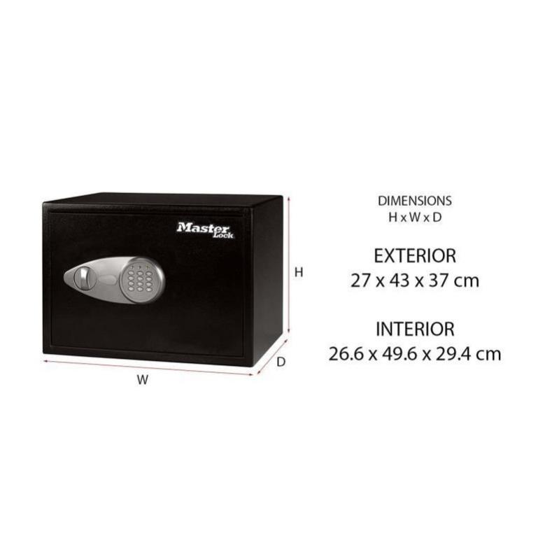 Master Lock Coffrefort grande taille a combinaison numerique X125ML