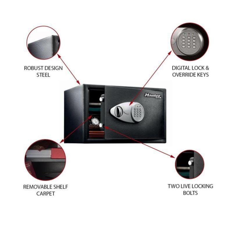 Master Lock Coffrefort grande taille a combinaison numerique X125ML