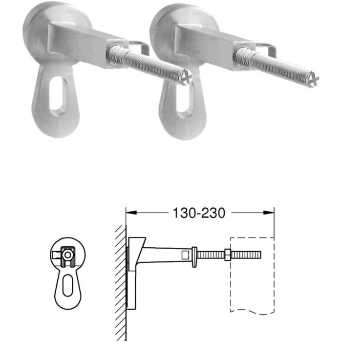 Grohe Pack bâti-support Rapid SL + Plaque chrome (38772001) 2