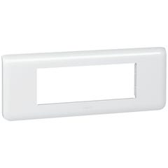 Plaque de finition Blanc MOSAIC horizontale blanc 6 modules - LEGRAND - 078816 0