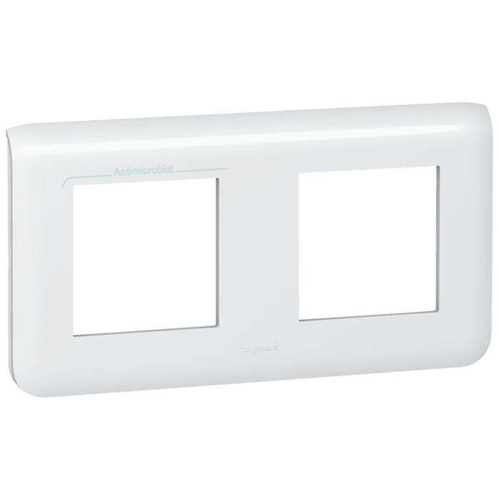 Plaque de finition Blanc MOSAIC horizontale blanc 6 modules - LEGRAND - 078816 2