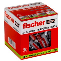 Fischer Chevilles DUOPOWER 10x50 S (Par 25) 5