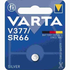 Pile bouton oxyde d'argent VARTA V 377 3
