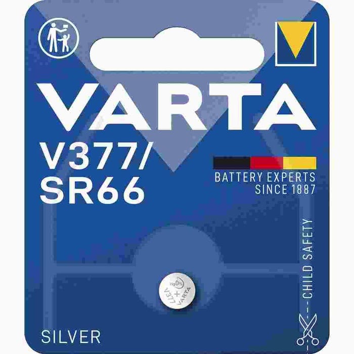 Pile bouton oxyde d'argent VARTA V 377 1