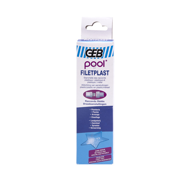 Pâte d'étanchéité eau potable Filetplast POOL- Etui tube 100g