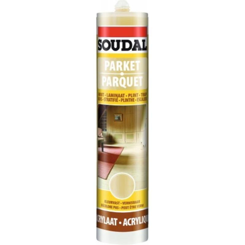 Mastics rebouchage acrylique parquet coloris gris foncé cartouche de 290 ml