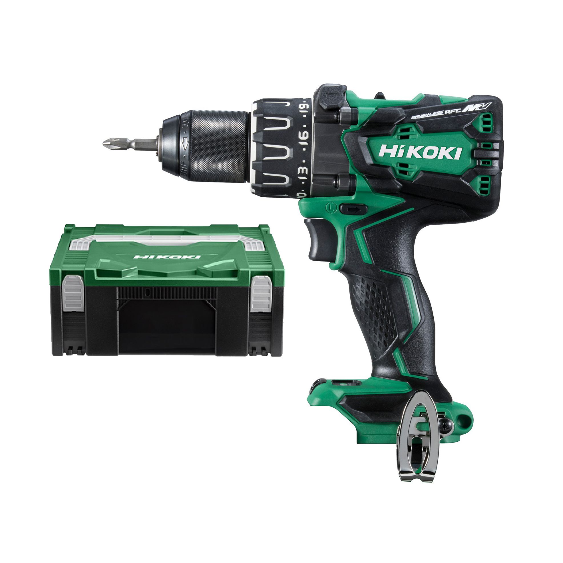 Perceuse visseuse 36V (sans batterie ni chargeur) + HitCase - HIKOKI - DS36DAW2Z