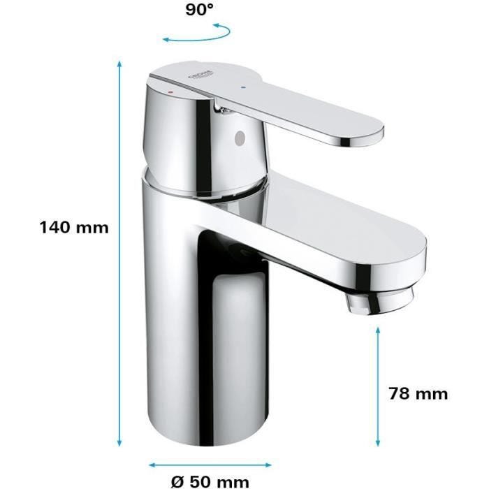 GROHE - Mitigeur monocommande Lavabo - Taille S 5