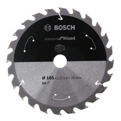 Bosch Lame de scie circulaire Standard pour bois 136 x 1,5 x 20 mm - 24 dents ( 2608837668 ) 4