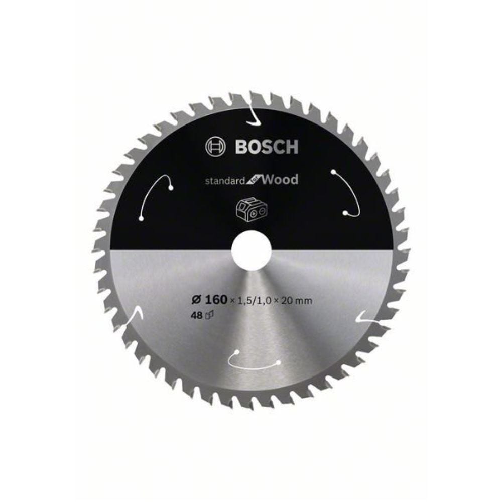 Bosch Lame de scie circulaire Standard pour bois 160 x 1,5 x 20 / 15,875 mm - 48 dents ( 2608837678 ) 7