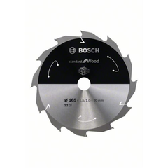 Lame de scie circulaire 165x1.5/1x20 Z 12 Bosch 5