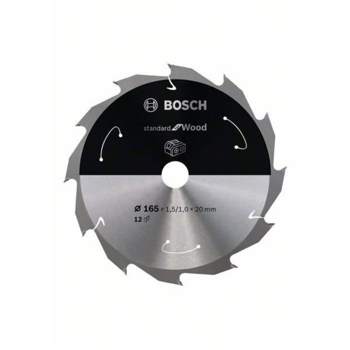 Lame de scie circulaire 165x1.5/1x20 Z 12 Bosch 3