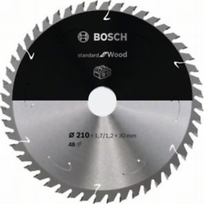 Bosch Lame de scie circulaire standard pour bois, 210x1.7 / 1.2x30, 48 dents 0