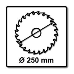 Bosch Lame de scie circulaire Standard pour bois 250 x 2,2 x 30 mm - 48 dents ( 2608837728 ) 1