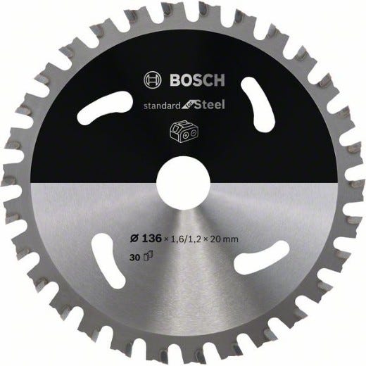 Lame de scie circulaire 136x1.6/1.2x20 Z30 Bosch 3